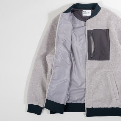 ボアブルゾン GRAY　サイズ2