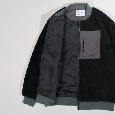 ボアブルゾン BLACK　サイズ1