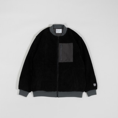 ボアブルゾン BLACK　サイズ2