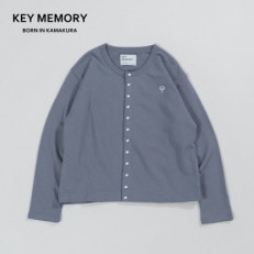 KEYMEMORY鎌倉のスウェットカーデガン C.GRAY