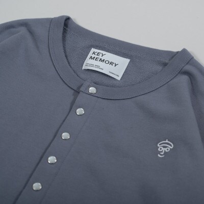 KEYMEMORY鎌倉のスウェットカーデガン C.GRAY