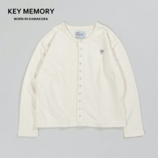 KEYMEMORY鎌倉のスウェットカーデガン IVORY