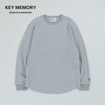 KEYMEMORY鎌倉のワッフルカットソー GRAY サイズ1