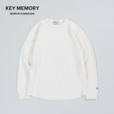 KEYMEMORY鎌倉のワッフルカットソー IVORY サイズ0