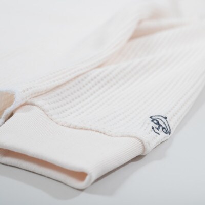KEYMEMORY鎌倉のワッフルカットソー IVORY サイズ2