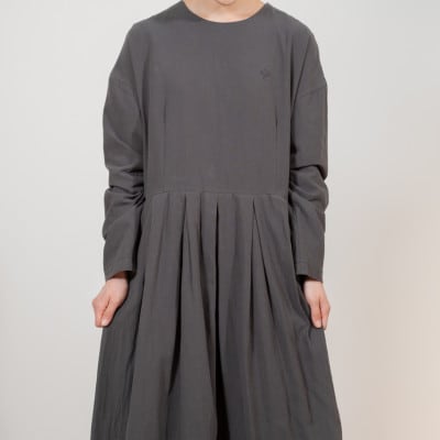 KEYMEMORY鎌倉のナチュラルコットンワンピース C.GRAY