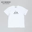 KEYMEMORY鎌倉のルート134イラストTシャツ WHITE サイズ1