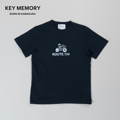 KEYMEMORY鎌倉のルート134イラストTシャツ NAVY サイズ0