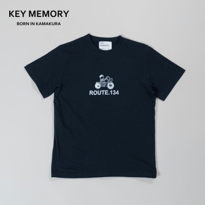 KEYMEMORY鎌倉のルート134イラストTシャツ NAVY サイズ1