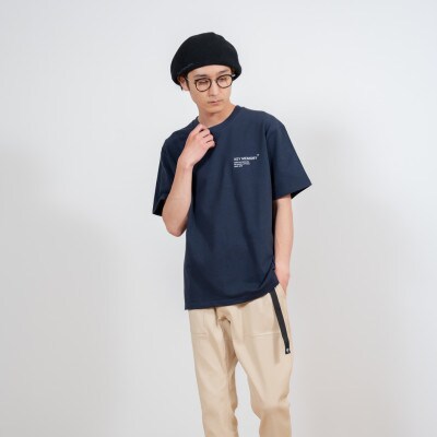 KEYMEMORY鎌倉のヘビーコットンTシャツ NAVY サイズ1