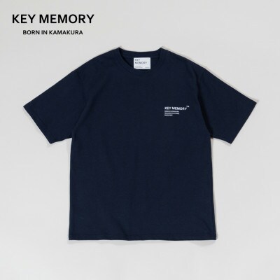 KEYMEMORY鎌倉のヘビーコットンTシャツ NAVY サイズ2