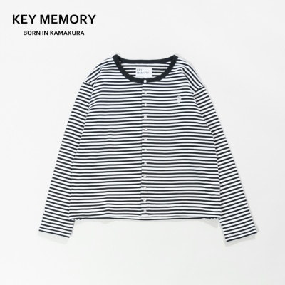 KEYMEMORY鎌倉のスウェットカーデガン STRIPE