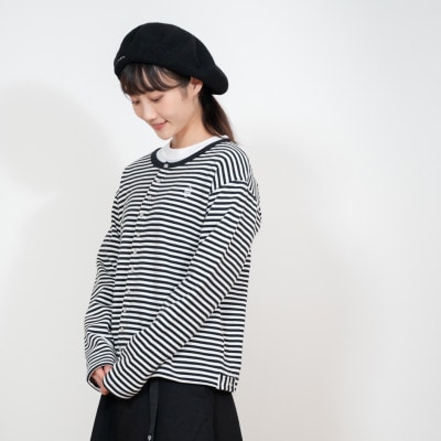 KEYMEMORY鎌倉のスウェットカーデガン STRIPE