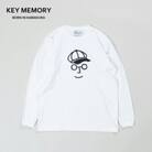 KEYMEMORY鎌倉のキャスケットロングTシャツ WHITE　サイズ0