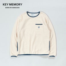 KEYMEMORY鎌倉のフリースプルオーバー IVORY サイズ0