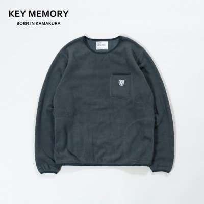KEYMEMORY鎌倉のフリースプルオーバー C.GRAY　サイズ2