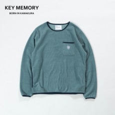 KEYMEMORY鎌倉のフリースプルオーバー BLUEGRAY サイズ0