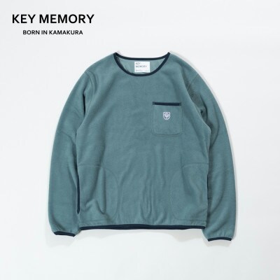 KEYMEMORY鎌倉のフリースプルオーバー BLUEGRAY　サイズ1