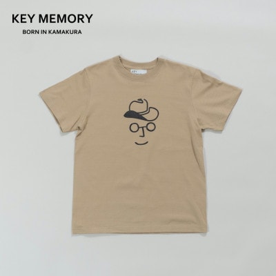 【KEYMEMORY　鎌倉】カウボーイハットTシャツ BEIGE サイズ0　1着