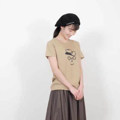 【KEYMEMORY　鎌倉】カウボーイハットTシャツ BEIGE サイズ0　1着