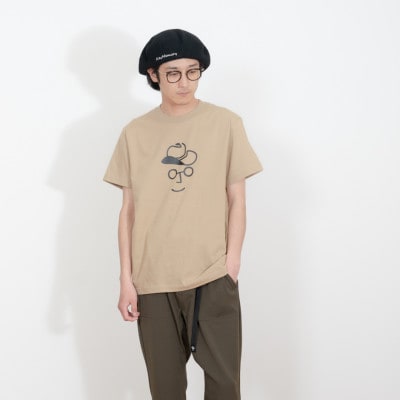 【KEYMEMORY　鎌倉】カウボーイハットTシャツ BEIGE サイズ0　1着