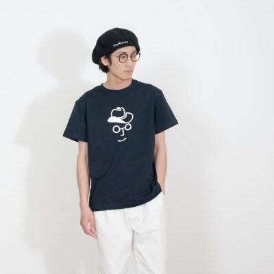 【KEYMEMORY　鎌倉】カウボーイハットTシャツ NAVY サイズ0　1着