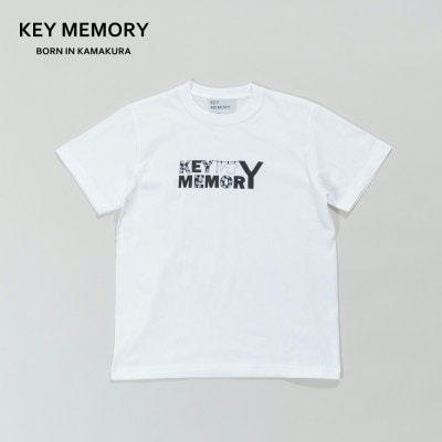 【KEYMEMORY　鎌倉】フラワーロゴTシャツ WHITE サイズ0　1着