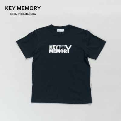 【KEYMEMORY　鎌倉】フラワーロゴTシャツ NAVY サイズ0　1着