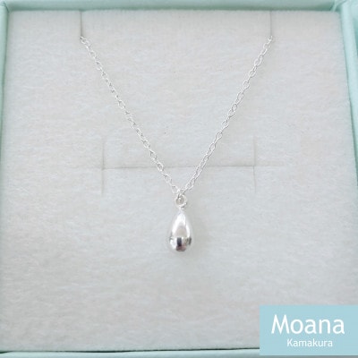シルバーティアドロップネックレス