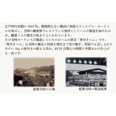 鎌倉ハム富岡商会　KJM-20H　骨付きハム3kg