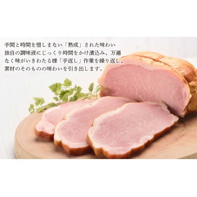 〈お歳暮のし付〉鎌倉ハム富岡商会 熟成ロースハム、和風ロース焼豚2本詰め KA-523