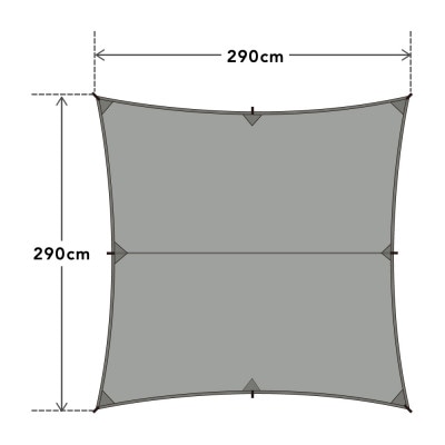 【鎌倉天幕】 タープ TARP 290S(天幕のみ)KTM290
