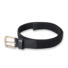 MASSTARD -MESH BELT- BLACK&times;BRASS SIZE 3