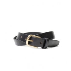 MASSTARD -SADLE LEATHER BELT- BLACK SIZE 2