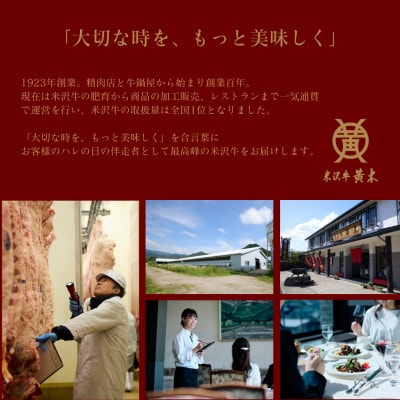 <米沢牛黄木>米沢牛入りデミグラスハンバーグ　150g×10個