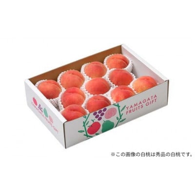 【2026年8月上旬より順次発送】♪フルーツ王国山形♪ご家庭用白桃　品種おまかせ　3kg