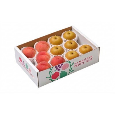 【2026年9月上旬より順次発送)】♪フルーツ王国山形♪　白桃・和梨セット 3kg(6～12玉程度)