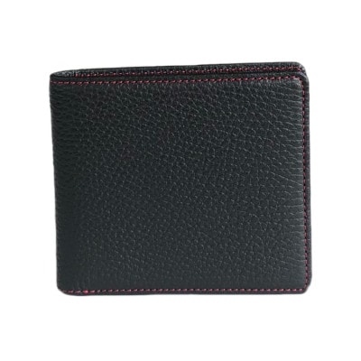 LUEGOのCarino Homme カリーノオム 二つ折り財布 小銭入れ付き/ レッド