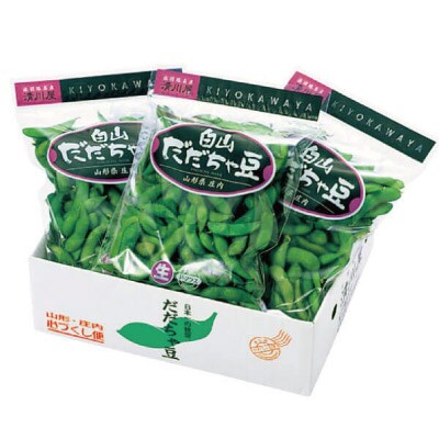 【先行受付】白山村産だだちゃ豆　 400g×3袋【清川屋】