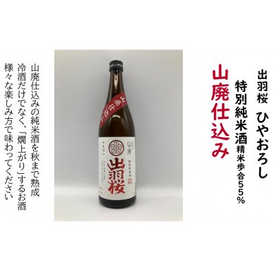 やまがた秋の酒　出羽桜 特別純米酒山廃仕込みひやおろし・錦爛 純米吟醸秋あがり