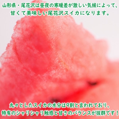【令和7年発送 先行受付】※数量・期間限定※　 尾花沢スイカ　羅皇　2Lサイズ以上　1玉