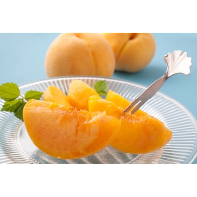 白桃と黄桃の食べ比べセット 約2kg(計8玉)