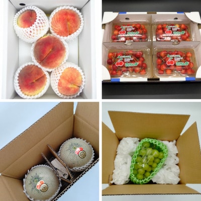 【発送月固定定期便】山形贅沢サマーフルーツ定期便全4回