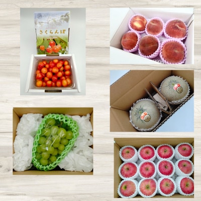 【発送月固定定期便】山形人気のフルーツ定期便全5回