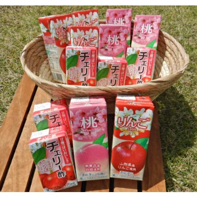 飲む山形 ごちそうジュース　3種セット　18本入り