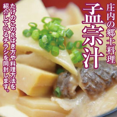 【5月発送】行列ができる庄内の春の名物ブランド　湯田川のたけのこ(ご家庭用)約3kg