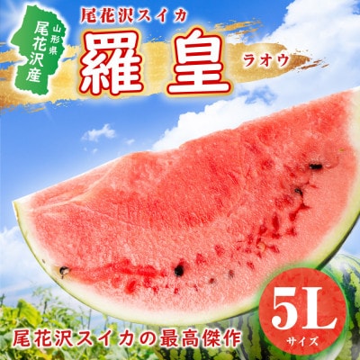 【先行受付】山形県産 尾花沢スイカ(羅皇)1玉