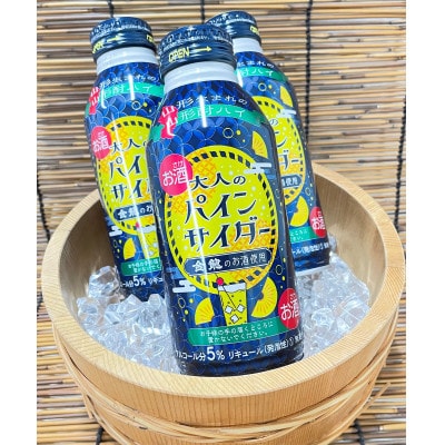 大人のパインサイダー　ボトル缶　380ml×24本(1箱)