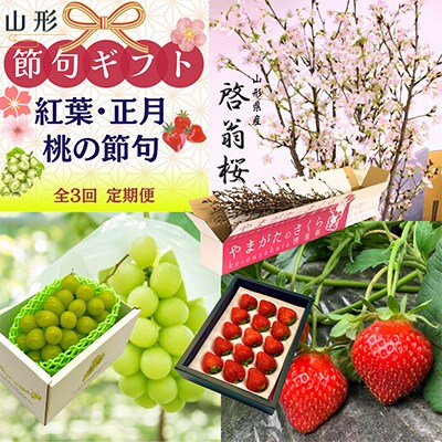 【発送月固定定期便】節句ギフト『紅葉・正月・桃の節句』　定期便全3回