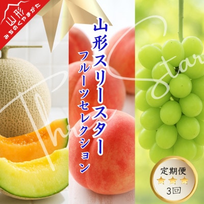【発送月固定定期便】【令和9年発送】みちのく山形　☆スリースター定期便☆全3回